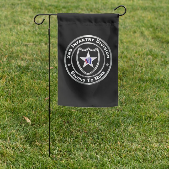 2nd Infantry Division   Garden Flag (In SItu)