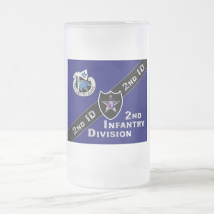 2nd Infantry Division Gift Frosted Mug