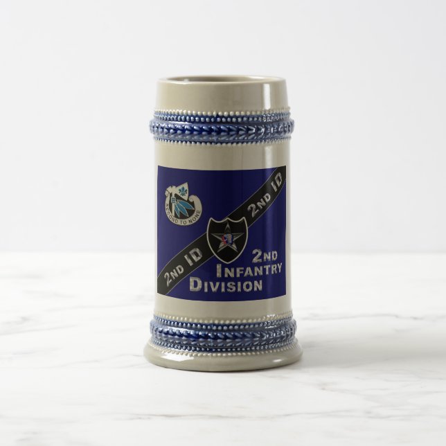 2nd Infantry Division Gift Stein (Center)