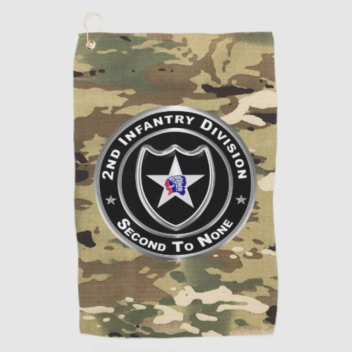 2nd Infantry Division  Golf Towel