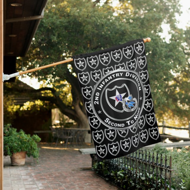 2nd Infantry Division  House Flag (In SItu)