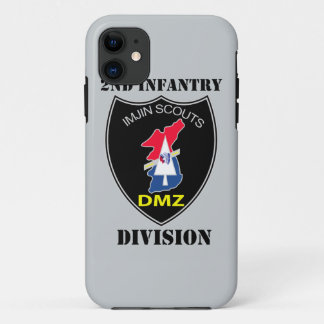 2nd Infantry Division - Imjin Scouts With Text iPhone 11 Case