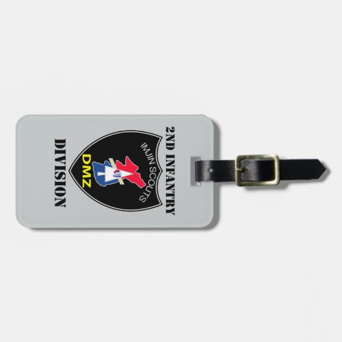 2nd Infantry Division _ Imjin Scouts With Text Luggage Tag