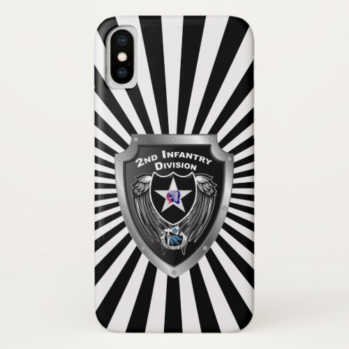 2nd Infantry Division Indianhead Division iPhone X Case