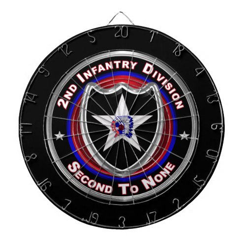2nd Infantry Division Indianhead Division  Dart Board