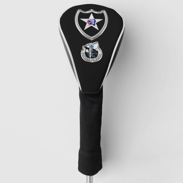 2nd Infantry Division “Indianhead Division”  Golf Head Cover (Front)