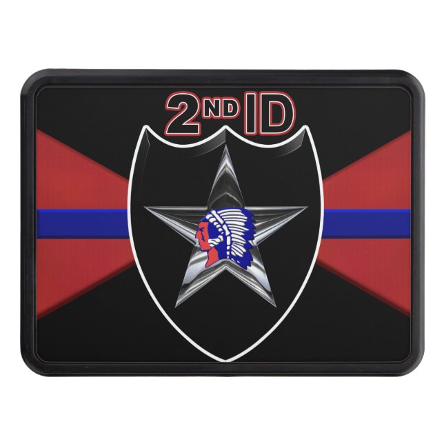 2nd Infantry Division “Indianhead Division” Hitch  Cover (Front)