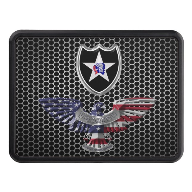 2nd Infantry Division “Indianhead Division”  Hitch Cover (Front)