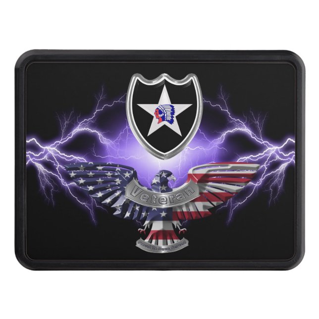 2nd Infantry Division “Indianhead Division”  Hitch Cover (Front)