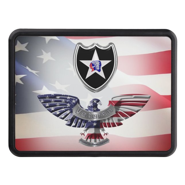 2nd Infantry Division “Indianhead Division”  Hitch Cover (Front)