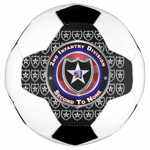 2nd Infantry Division Indianhead Division Soccer Ball