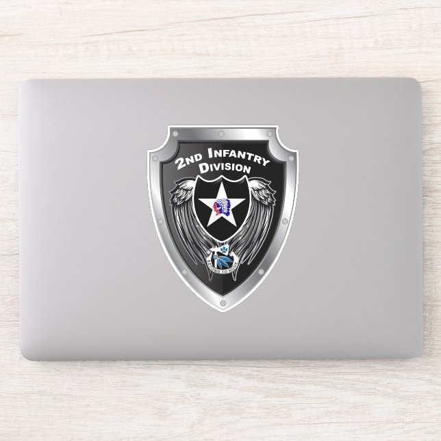2nd Infantry Division “Indianhead Division” Sticker (Computer)