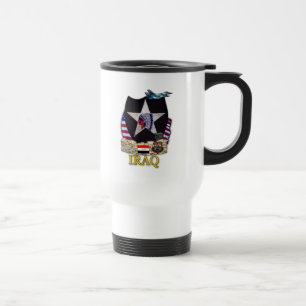 2nd infantry division indianhead veterans iraq vet travel mug