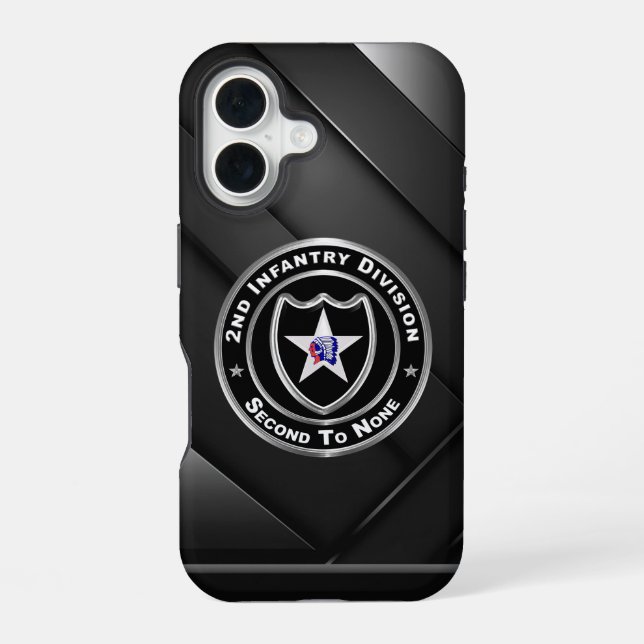 2nd Infantry Division  Iphone Case (Back)