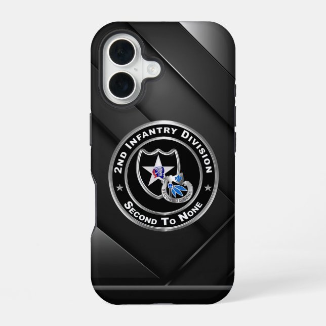 2nd Infantry Division  Iphone Case (Back)