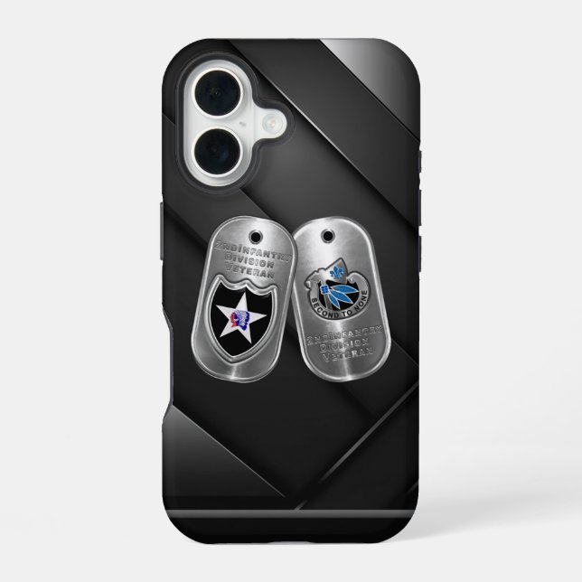 2nd Infantry Division  Iphone Case (Back)