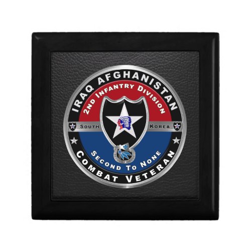 2nd Infantry Division Iraq Afghanistan Veteran Gift Box