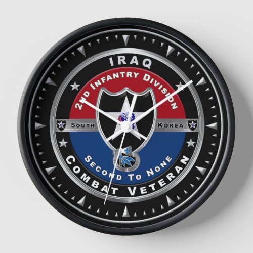 2nd Infantry Division Iraq Veteran  Clock