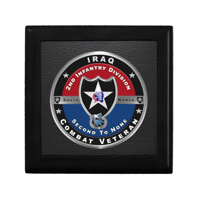 2nd Infantry Division Iraq Veteran  Gift Box (Front)