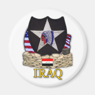 2nd infantry division iraq war veterans Magnet