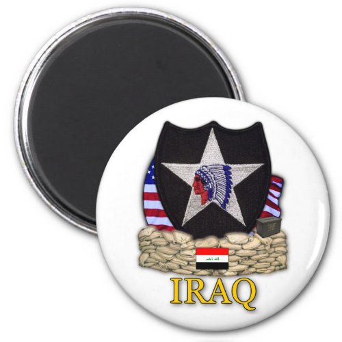 2nd infantry division iraq war veterans Magnet