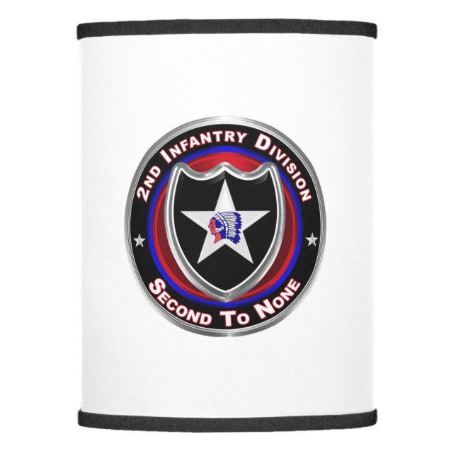 2nd Infantry Division  Lamp Shade (Front)