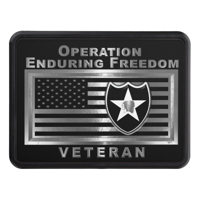 2nd Infantry Division “Operation Enduring Freedom” Hitch Cover (Front)