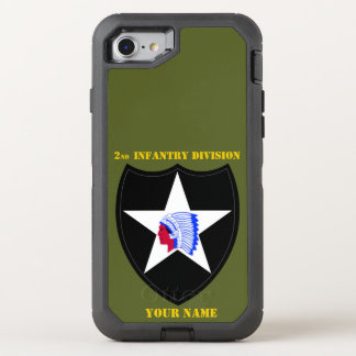 2nd INFANTRY DIVISION OtterBox Defender iPhone SE/8/7 Case