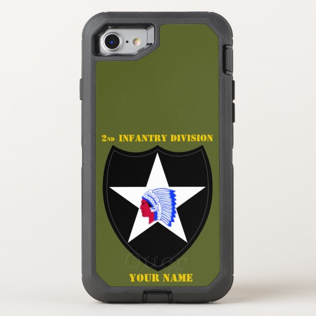 2nd INFANTRY DIVISION Otterbox iPhone Case (Back)