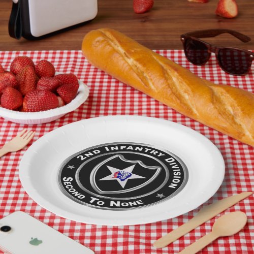 2nd Infantry Division  Paper Plates