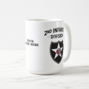 2nd Infantry Division Patch - Customizable Coffee Mug