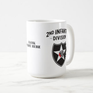 2nd Infantry Division Patch - Customizable Coffee Mug