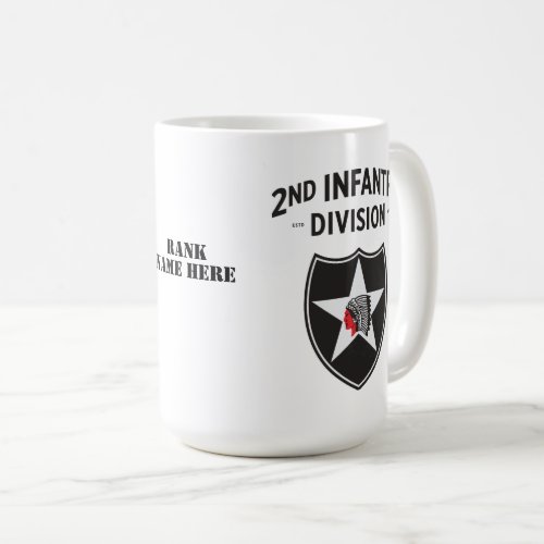 2nd Infantry Division Patch _ Customizable Coffee Mug