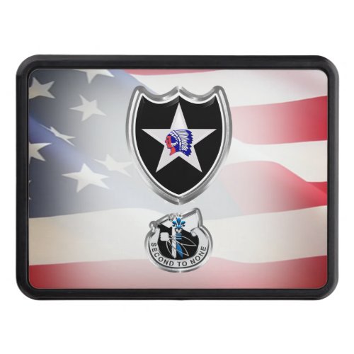 2nd Infantry Division Patch Hitch Cover