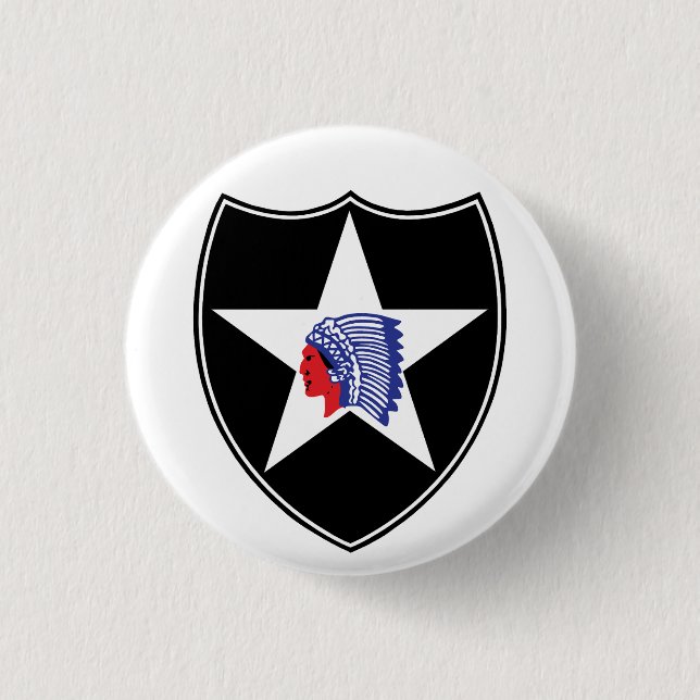 2nd Infantry Division Patch United States Button (Front)