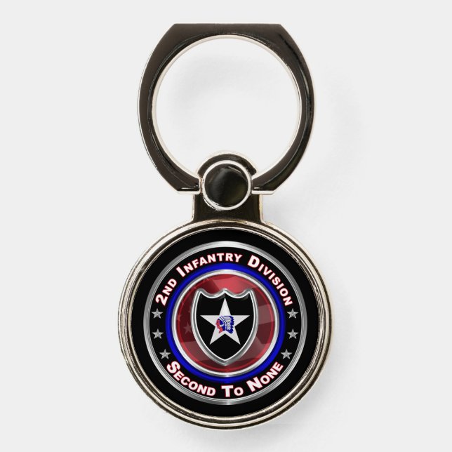 2nd Infantry Division Phone Ring Stand (Front)