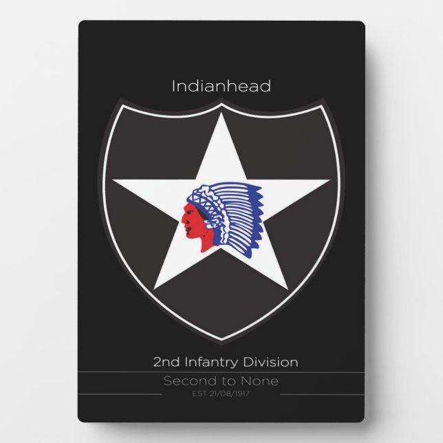 2nd Infantry Division Plaque (Front)
