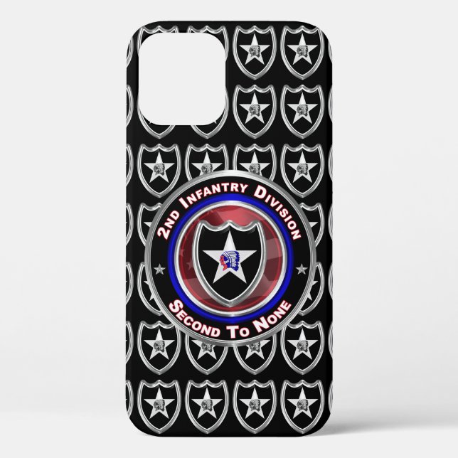 2nd Infantry Division “Second To None” Case-Mate iPhone Case (Back)