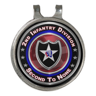 2nd Infantry Division “Second To None” Golf Hat Clip