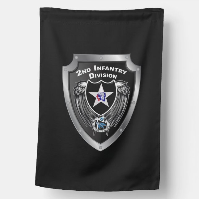 2nd Infantry Division “Second To None”  House Flag (Front)
