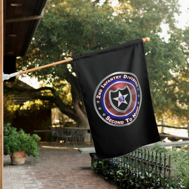 2nd Infantry Division “Second To None” House Flag (In SItu)