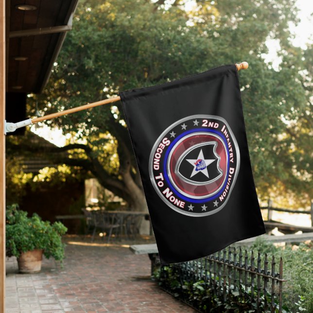 2nd Infantry Division “Second To None” House Flag (In SItu)