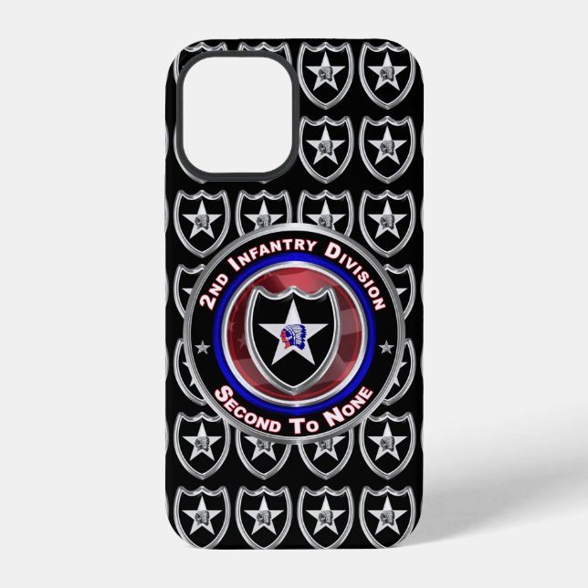 2nd Infantry Division “Second To None” Iphone Case (Back)