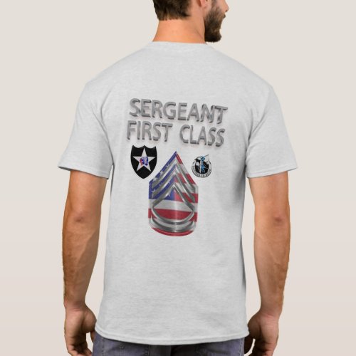 2nd Infantry Division Sergeant First Class T_Shirt