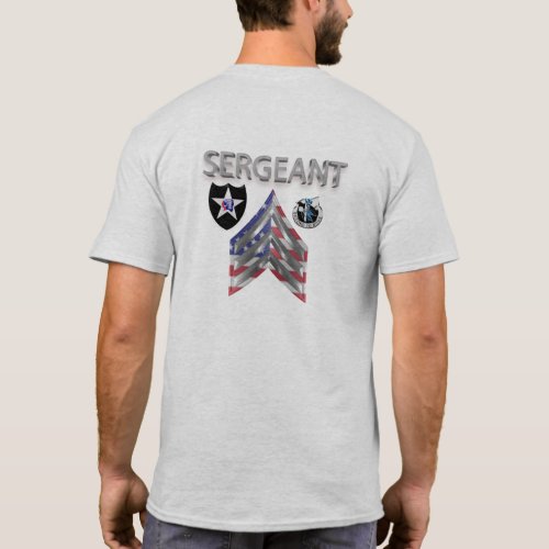 2nd Infantry Division Sergeant T_Shirt