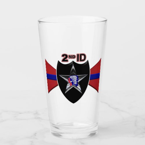 2nd Infantry Division Special Design Glass Cup