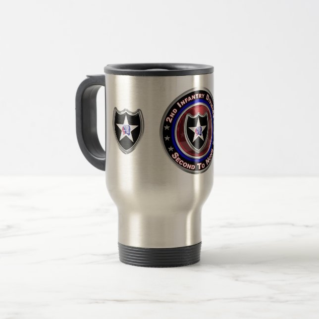 2nd Infantry Division    Travel Mug (Front Left)