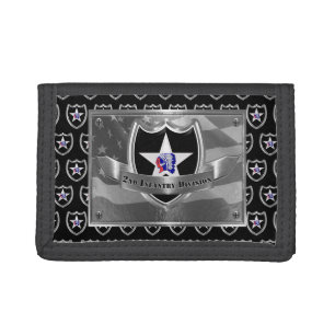 2nd Infantry Division Tri-fold Wallet