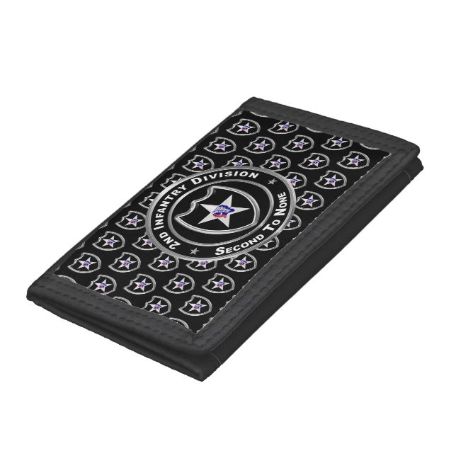 2nd Infantry Division  Tri-fold Wallet (Bottom)