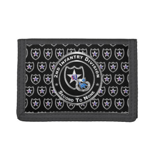 2nd Infantry Division Tri-fold Wallet